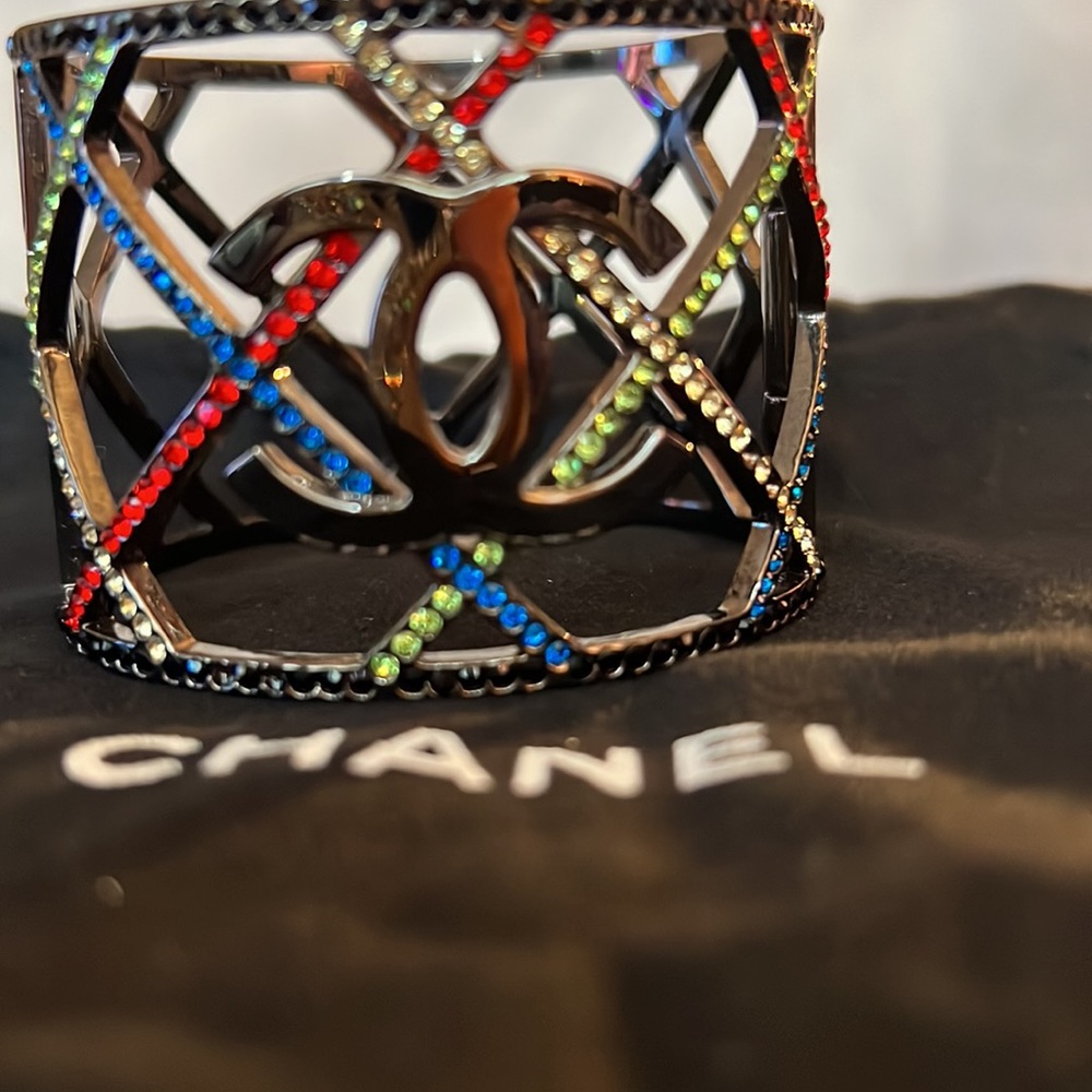 Chanel Cuff CC logo Bracelet cuff multicolor